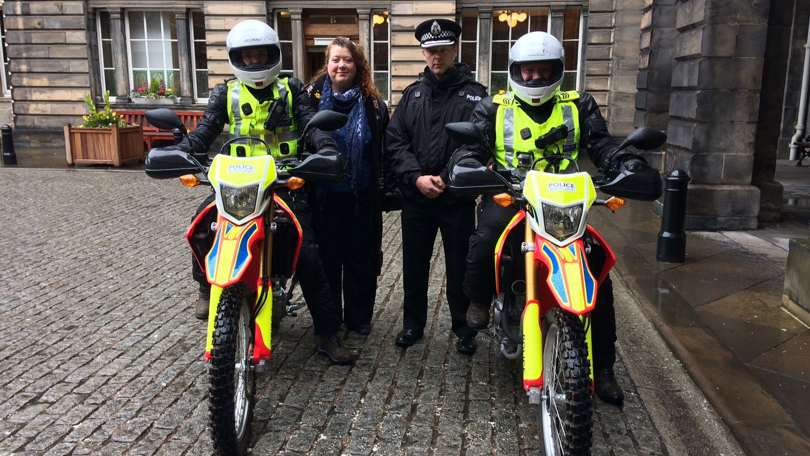  Edinburgh police go off-road to tackle crime in the Capital